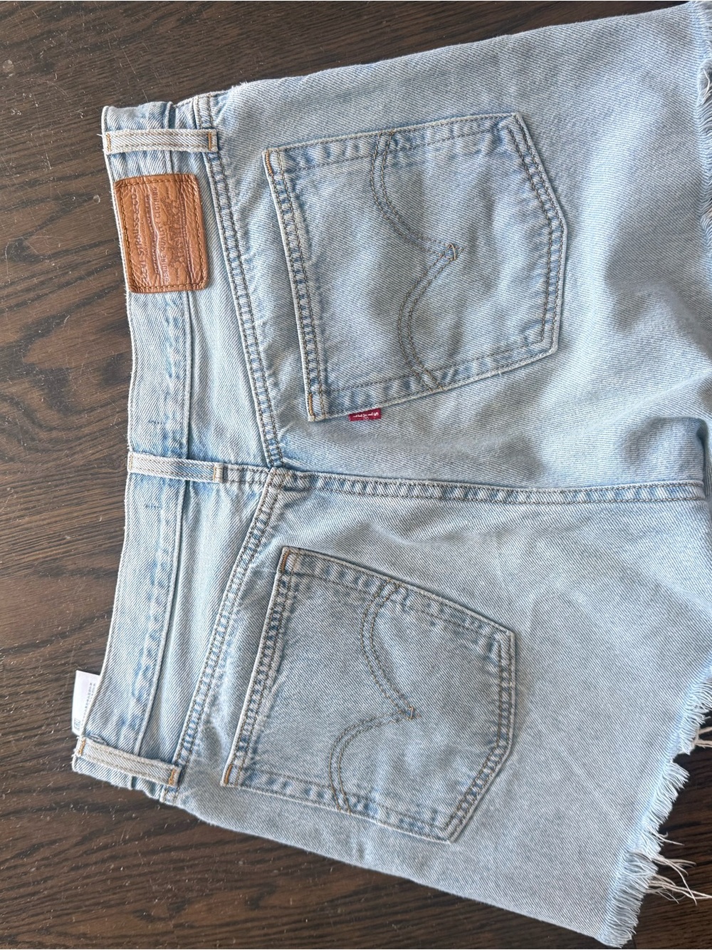 Levi's Light Blue Denim Jean Shorts